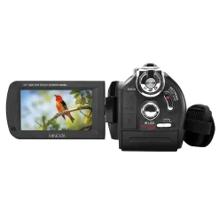 Cameras & Camcorders<MINOLTA 4K Ultra HD IR Night Vision Video Camcorder with 16x Digital Zoom, Black (MN4K40NV)