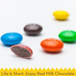 Chocolate<M&M's Milk Chocolate Candy Sharing Size 3.14 oz. Pouch, 24/Box (MMM04431)