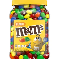 Chocolate<M&M's Peanut Chocolate Milk Chocolate Pieces, 62 oz. (209-00060)