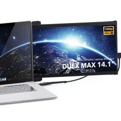 Mobile Pixels Inc. Mobile Pixels DUEX Max 14.1" IPS LCD Slide-Out Display for Laptops, Blue (101-1007P01)* Flat Monitors