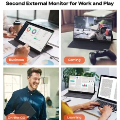 Mobile Pixels Inc. Fold 15.6" Monitor, Black (101-1010P01)* Flat Monitors
