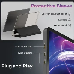 Mobile Pixels Inc. Glance 15.6" 1080p 60 Hz Portable Monitor, Black (101-1012P01)* Flat Monitors