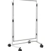 Modifier XV Height Adjustable Easel, Melamine, 40" x 30", Silver Dry Erase