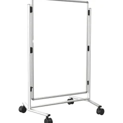 Modifier XV Height Adjustable Easel, Melamine, 40" x 30", Silver Dry Erase