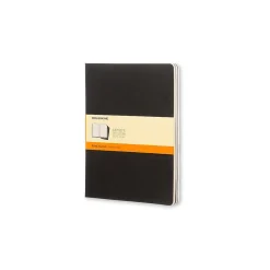 Moleskine Cahier Journal, 7.5" x 9.75", Narrow Ruled, Black, 120 Pages, 3/Pack (705014) Discount
