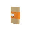 Moleskine Cahier Journal, 7.5" x 10", Wide Ruled, Kraft Brown, 120 Pages, 3/Pack (705045)