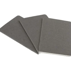 Moleskine Cahier Journal, Set of 3, Pocket, Ruled, Pebble Grey, Soft Cover, 3-1/2" x 5-1/2" Hot