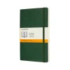 Moleskine Classic Pocket Notebook, 5" x 8.25", Wide Ruled, 96 Sheets, Green (600011)