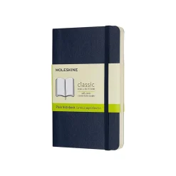 Moleskine Classic Professional Notebook, 3.5" x 5.5", Unruled, 96 Sheets, Sapphire Blue (854726) Discount