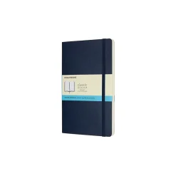 Moleskine Classic Soft Cover Notebook, 5" x 8.25", Sapphire Blue (854764XX) Sale