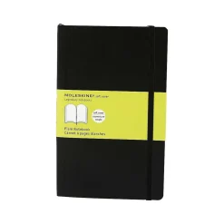 Moleskine Classic X-Large Professional Notebooks, 7.5" x 9.75", 96 Sheets, Black (707261) New