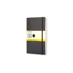 Moleskine Large Subject Notebooks, 5" x 8.25", Quad, 96 Sheets, Black (707186) Online