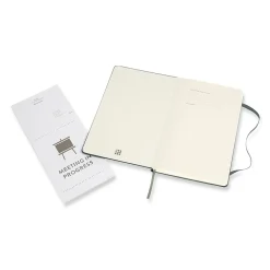 Moleskine Pro Large Professional Notebooks, 5" x 8.25", Narrow Ruled, Green (620763) Outlet