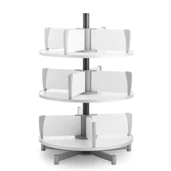 Online ® Deluxe Binder & File Carousel Shelving, Three Tier (CL3-80) File Cabinets