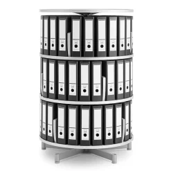 Online ® Deluxe Binder & File Carousel Shelving, Three Tier (CL3-80) File Cabinets