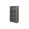 Sale I 7060 48" Bookcase/Adjustable Shelves, Dark Taupe Bookcases