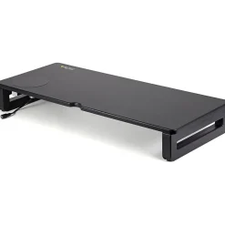 StarTech Monitor Riser Stand with Wireless Charging Pad - 15W Qi Charger for Phone - Height Adjustable Computer Monitor Riser for Desk* Monitor Mounts & Stands