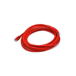 Ethernet Cables<Monoprice 14' 24 AWG CAT-6 UTP Ethernet Network Cable, Red
