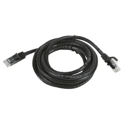 Ethernet Cables<Monoprice 14' CAT-5e Ethernet Cable, 30 AWG, Black (109551)