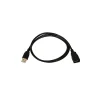 Usb Cables<Monoprice 3' USB 2.0 Male to Female Extension Cable, Black