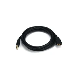 Usb Cables<Monoprice 10' USB-A to USB A Cable, Male to Female, Black (105434)