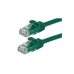 Ethernet Cables<Monoprice FLEXboot Series 10' 24 AWG CAT-6 UTP Ethernet Network Cable, Green