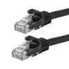 Ethernet Cables<Monoprice FLEXboot Series 7' Cat5e UTP Ethernet Network Patch Cable, 24AWG, Black (111381)