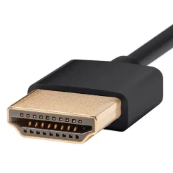 Hdmi Cables<Monoprice Ultra Slim Series High Speed HDMI® Cable, 6ft Black