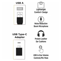 Morpheus 360 Connect Stereo Computer Headset, Unified Communcations Certified, Black (HS5600SU)* Headsets