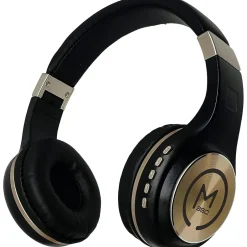 Headphones<Morpheus 360 Serenity Bluetooth Wireless Over-the-Ear Headphones, Gold (HP5500G) Black/Gold