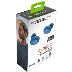 Morpheus 360 Spire Wireless Earbuds, Bluetooth, Island Blue (TW1500L)
