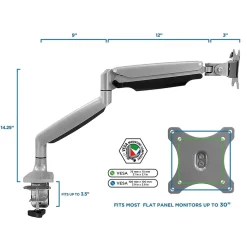 Mount-It! Mount it Display Stands Adjustable Monitor Arm, Up to 32