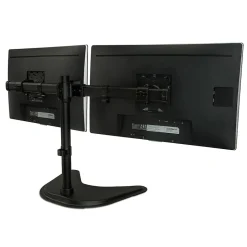 Mount-It! Adjustable Dual Monitor Freestanding Desk Stand, Up to 27