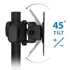 Mount-It! Adjustable Dual Monitor Freestanding Desk Stand, Up to 27