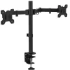 Mount-It! Adjustable Dual Monitor Arm Mount, Up To 32" Monitor, Black (MI-2752)* Monitor Mounts & Stands