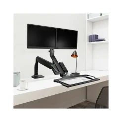 Mount-It! Adjustable Dual-Monitor Mount, Up to 27