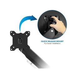 Mount-It! Adjustable Dual-Monitor Mount, Up to 35