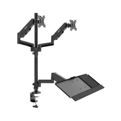 Mount-It! Adjustable Monitor Mount, Up to 32", Black (MI-7996)* Monitor Mounts & Stands
