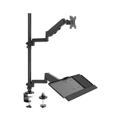 Mount-It! Adjustable Monitor Mount, Up to 32", Black (MI-7995)* Monitor Mounts & Stands