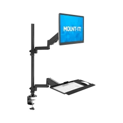 Mount-It! Adjustable Monitor Mount, Up to 32", Black (MI-7995)* Monitor Mounts & Stands