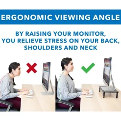 Mount-It! Adjustable Monitor Stand, Up to 32