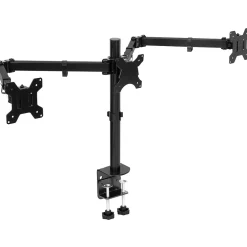 Mount-It! Adjustable Triple Monitor Mount, Up to 32", Black (MI-753XL)* Monitor Mounts & Stands
