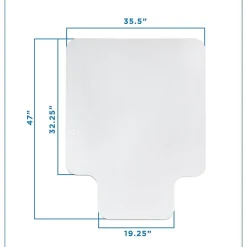 Best Carpet Chair Mat with Lip, 35.5