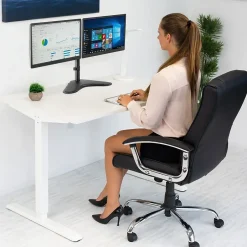 Mount-It! Dual Adjustable Monitor Arm, Up To 32