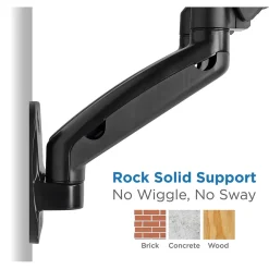 Mount-It! Dual Arm Monitor Wall Mount for 19