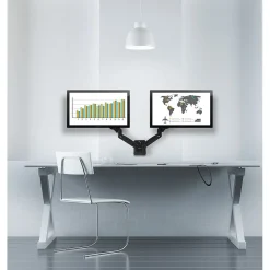 Mount-It! Dual Arm Monitor Wall Mount for 19