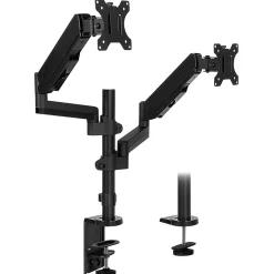 Mount-It! Dual Monitor Arm Desk Mount for 19" to 32" Monitors, Black (MI-4762)* Monitor Mounts & Stands