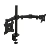 Mount-It! Dual Monitor Arms, Up To 27" Monitors, Black (MI-1752)* Monitor Mounts & Stands