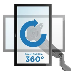 Mount-It! Dual Monitor Mount Arm with 2 USB Ports (MI-2762)* Monitor Mounts & Stands