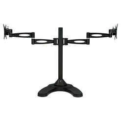 Mount-It! Dual Monitor Stand, Up To 27" Monitors, Black (MI-792)* Monitor Mounts & Stands